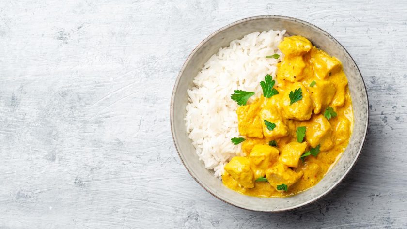 Straccetti di pollo al curry